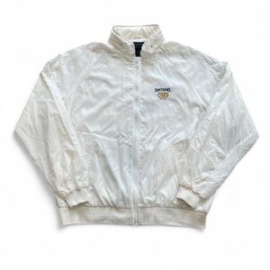 Duckster Vintage 90s White Windbreaker Jacket